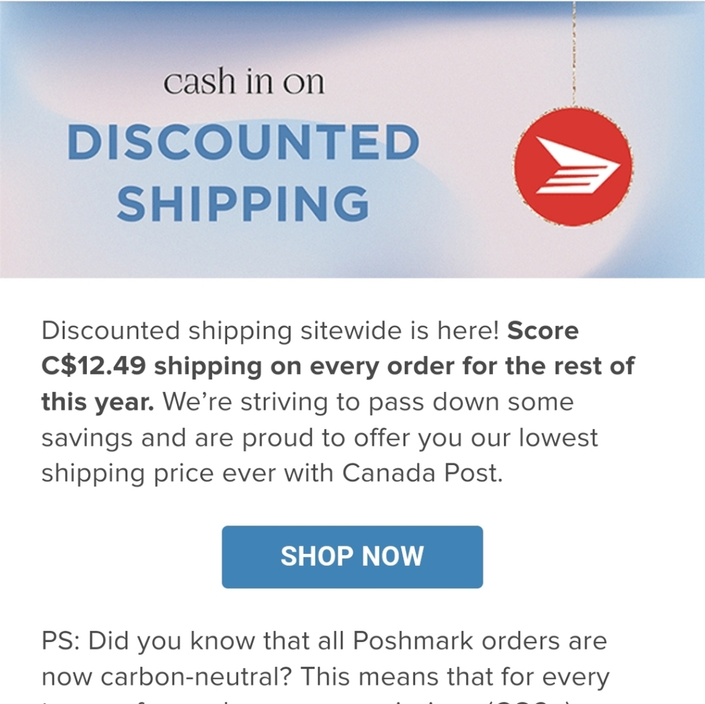 Discount shipping